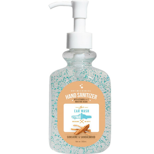 Hand Sanitizer With Moisturizing Beads 10 Oz Custom Printed As Low